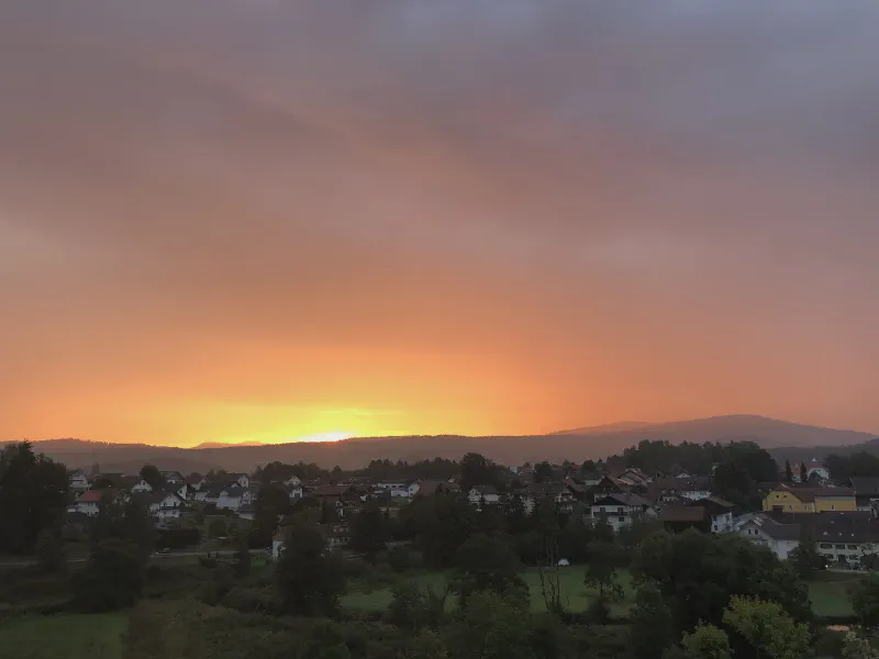 Dawn Over Bavarian Rooftops
